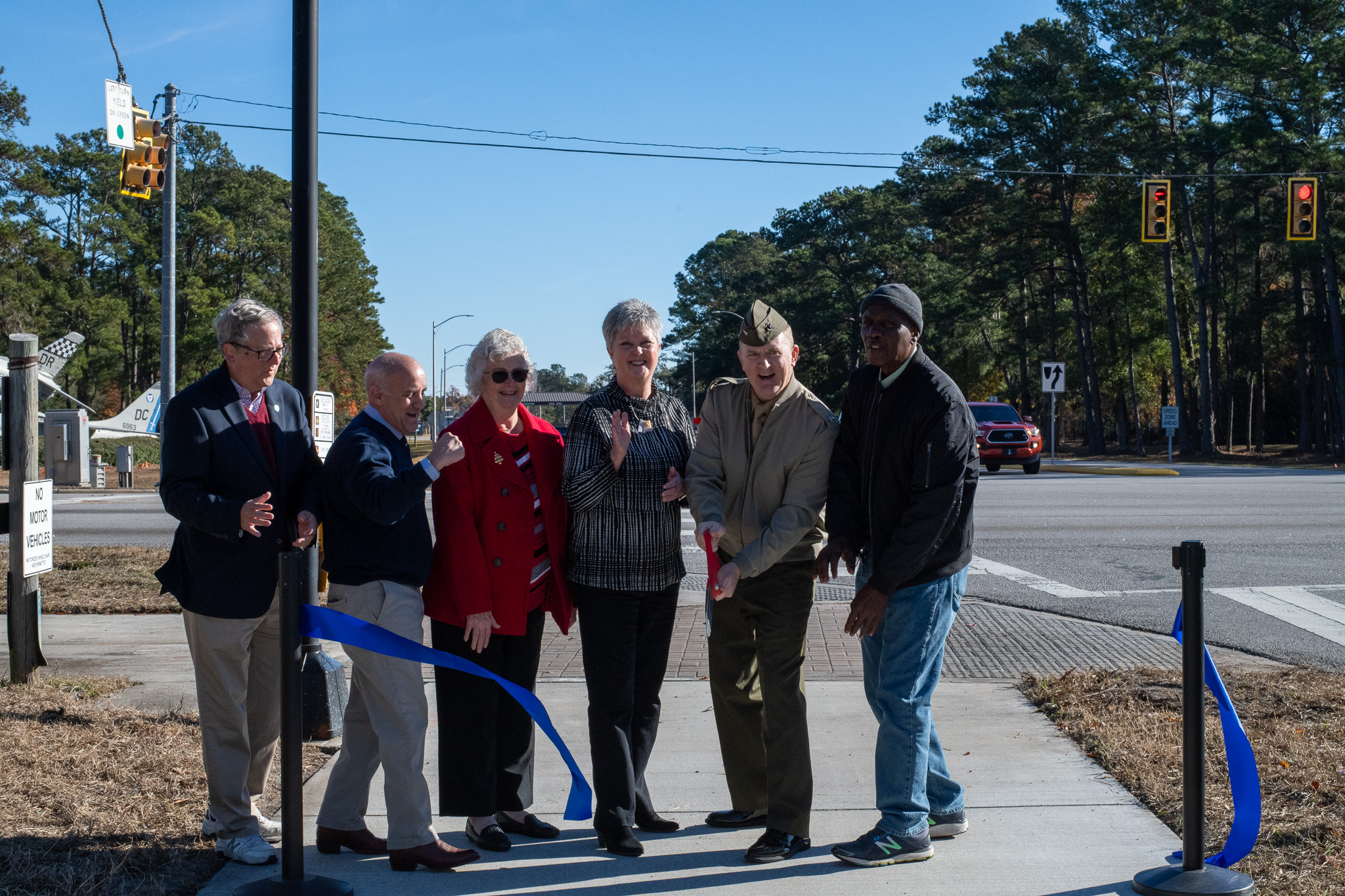 Beaufort County Hosts Ribbon Cutting Ceremony to Mark Opening of the Laurel Bay Road Pathway