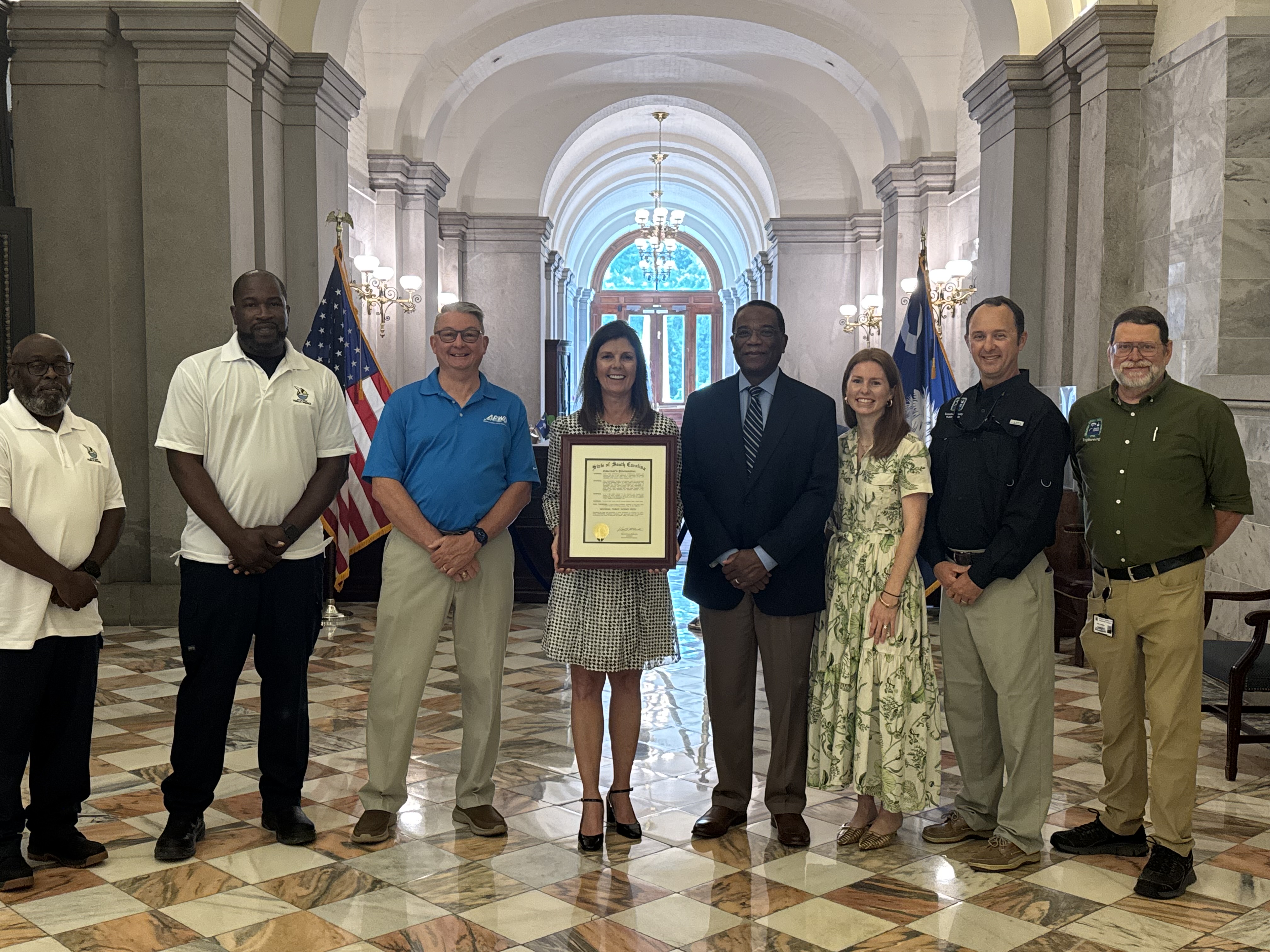 Beaufort County Public Works Recognized at State Capitol in Honor of National Public Works Week