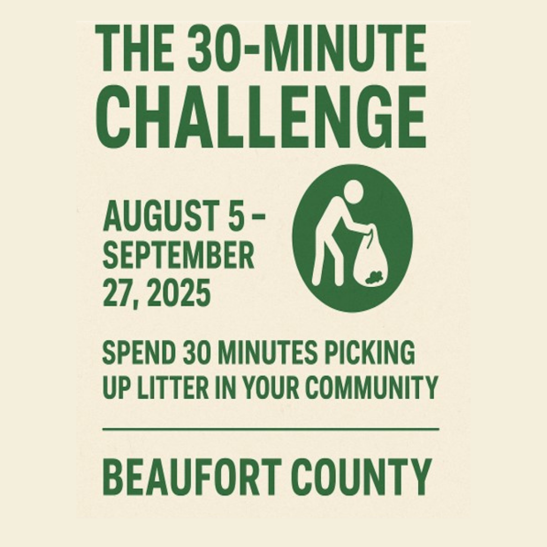 Beaufort County Adopt-A-Highway Kicks Off the 30 Minute Challenge