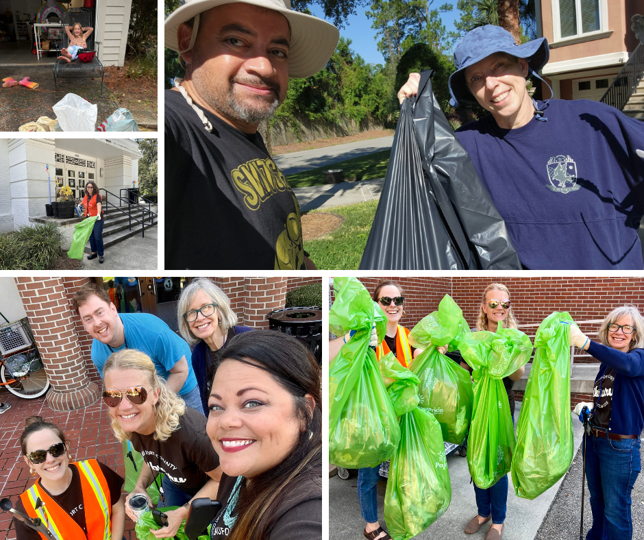Beaufort County Adopt-A-Highway Partnership with Beaufort County Public Works Results in Successful 30-Minute Challenge Litter Clean Up Program