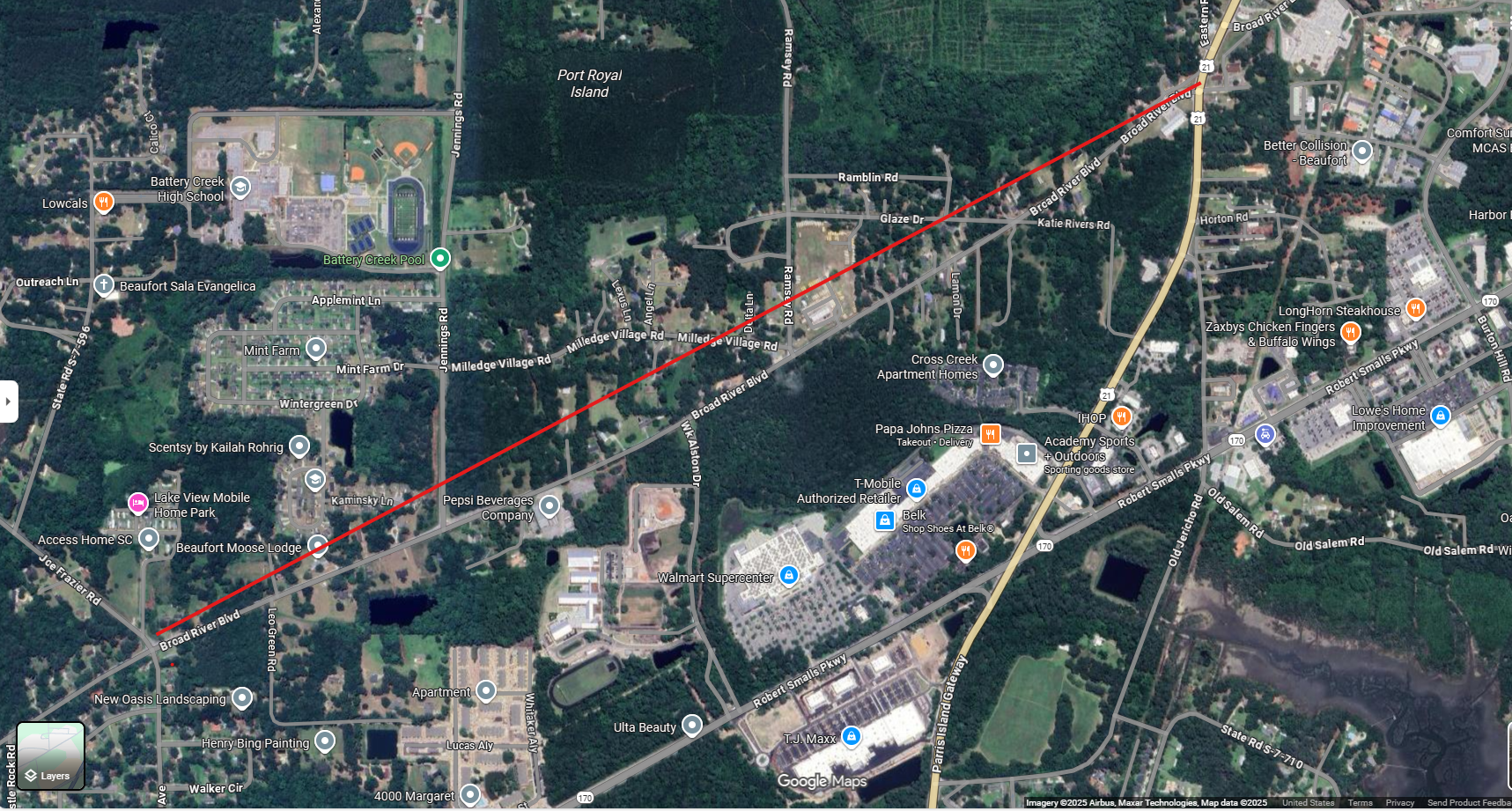 Adopt-A-Highway Volunteers Doing Litter Clean Up on Broad River Boulevard Sunday Morning Motorists Urged to Use Caution