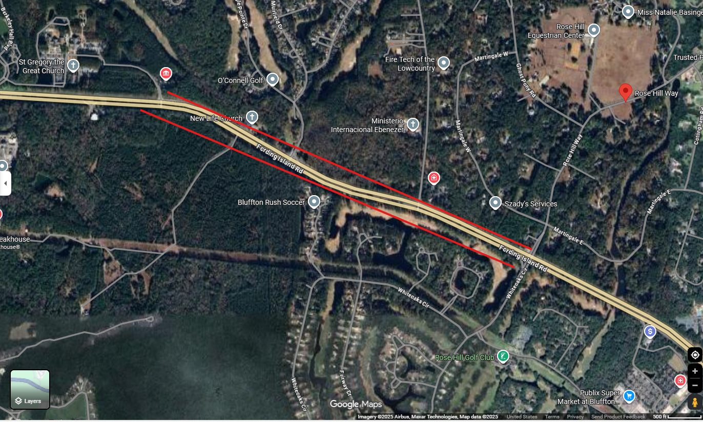 Adopt-A-Highway Volunteers Doing Litter Clean Up on Highway 278--Rose Hill Plantation to St. Gregory the Great--Motorists Urged to Use Caution