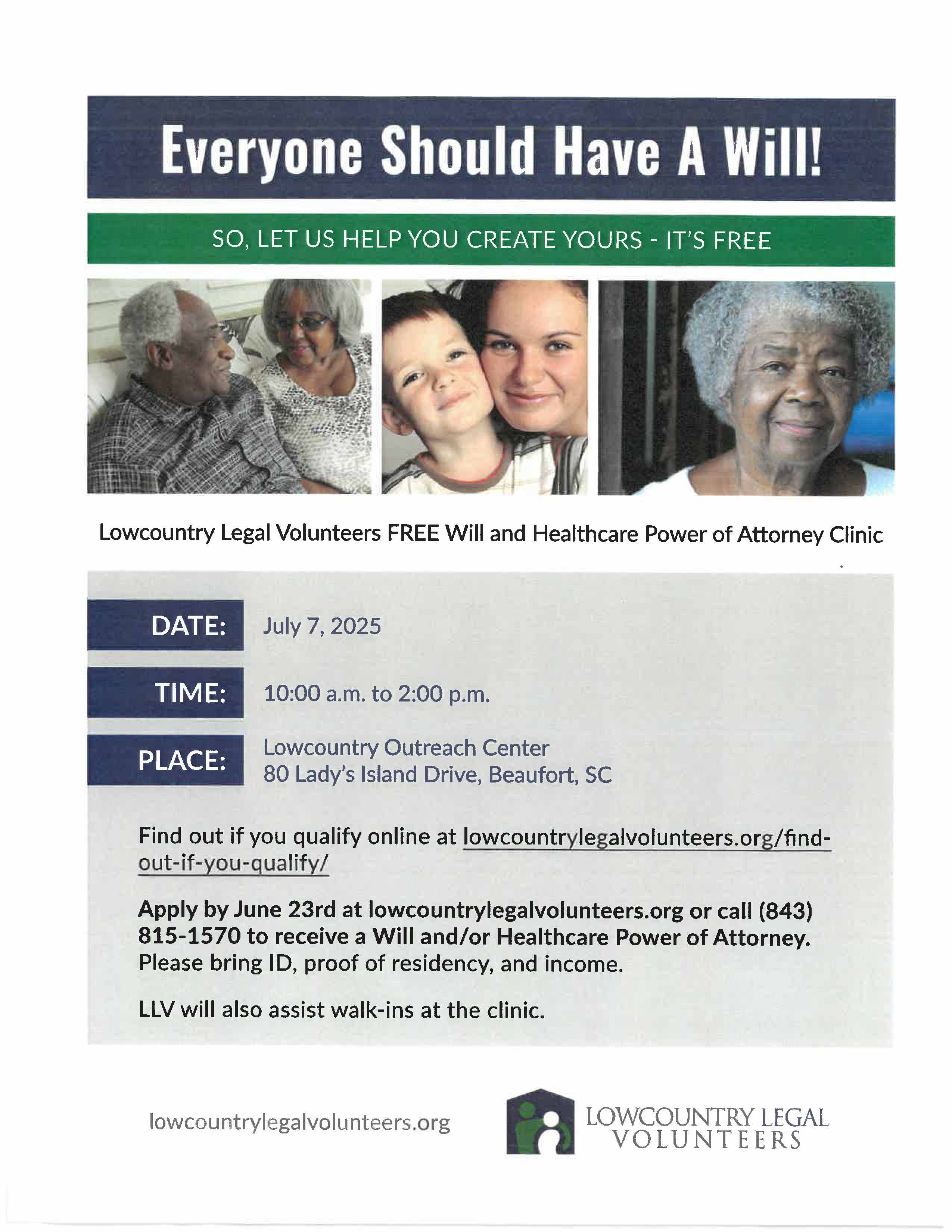 Beaufort County Veterans Affairs Partners with Lowcountry Legal Volunteers to Offer Another Wills and Power of Attorney Clinic