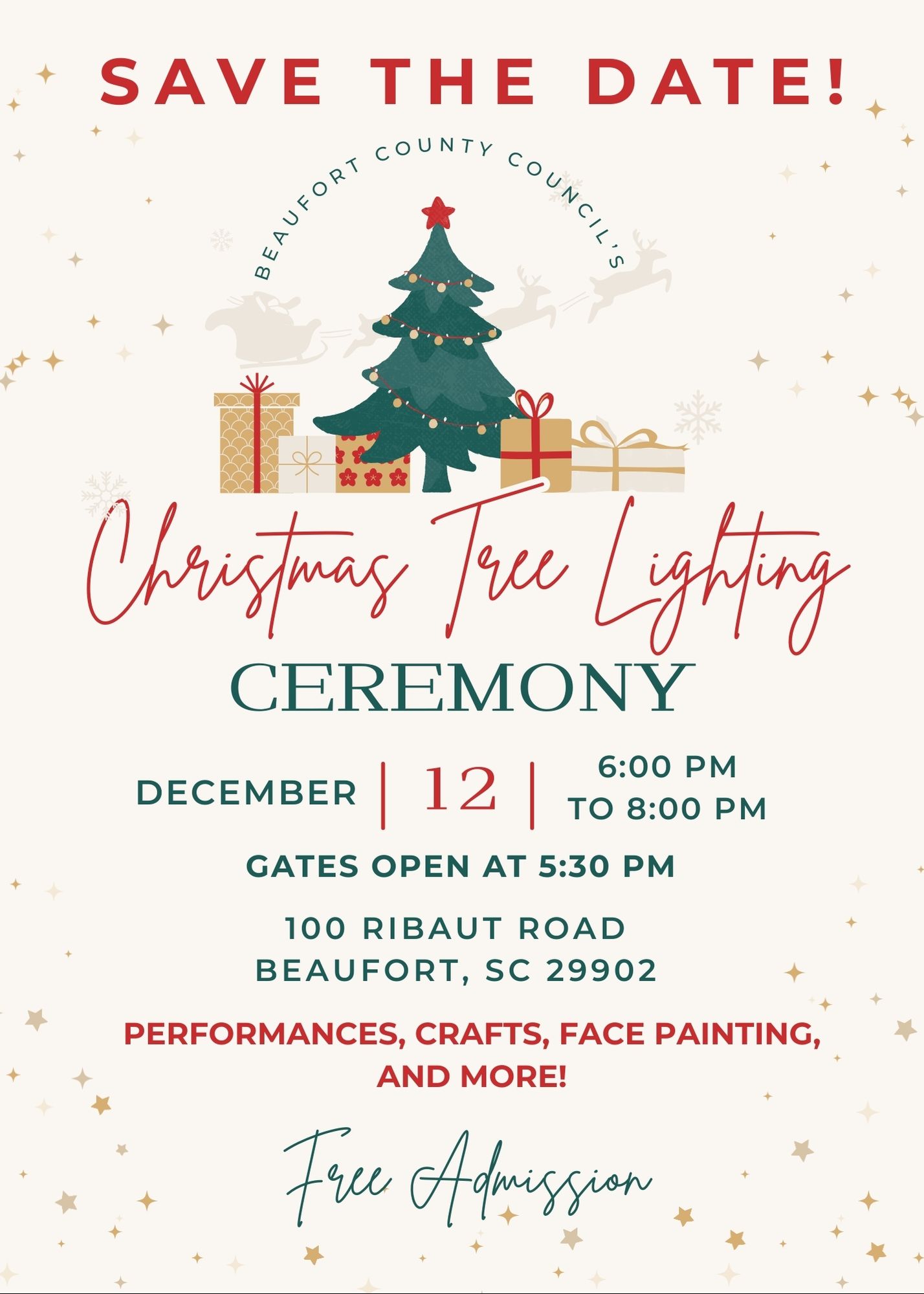 County Council and Community Christmas Tree Lighting to be Held Friday, December 12