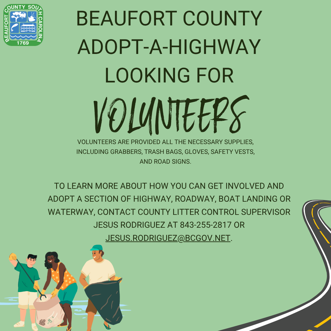 Adopt-A-Highway Volunteers Doing Litter Clean Up on Busy Bermuda Bluff Island/Lands End Roadways Saturday Morning- Motorists Urged to Use Caution